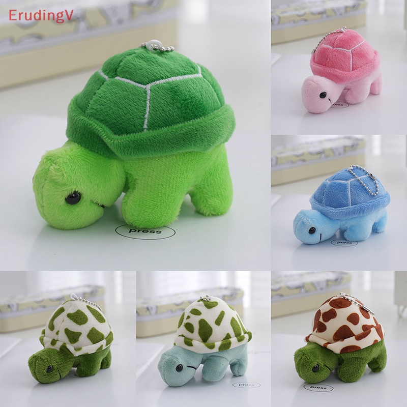 [ErudingV] 1 Móc Khóa Rùa Nhồi Bông Mềm Mại Đáng Yêu Thời Trang [Mới]