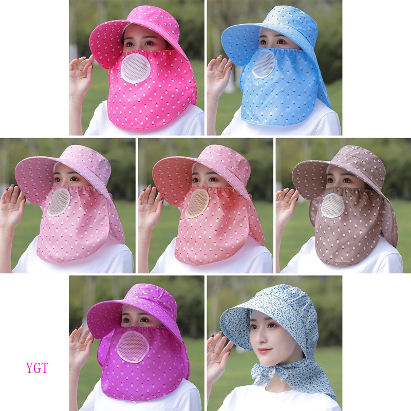 Ygt Mũ Lưỡi Trai Chống Nắng Tia UV Tiện Dụng Khi Đi Xe Máy / Câu Cá / Chạy Bộ