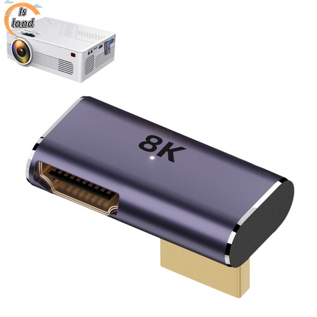 Bộ Chuyển Đổi Hdmi-compatible Hd 8k 60hz Mở Rộng Khuỷu Tay Trước / Sau 8k Cho Hdtvs