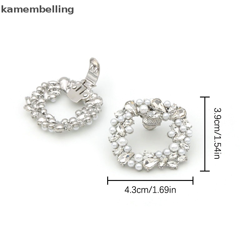 Kẹp Khóa Vuông Đính Đá Lấp Lánh Trang Trí Giày Cao Gót Cho Cô Dâu