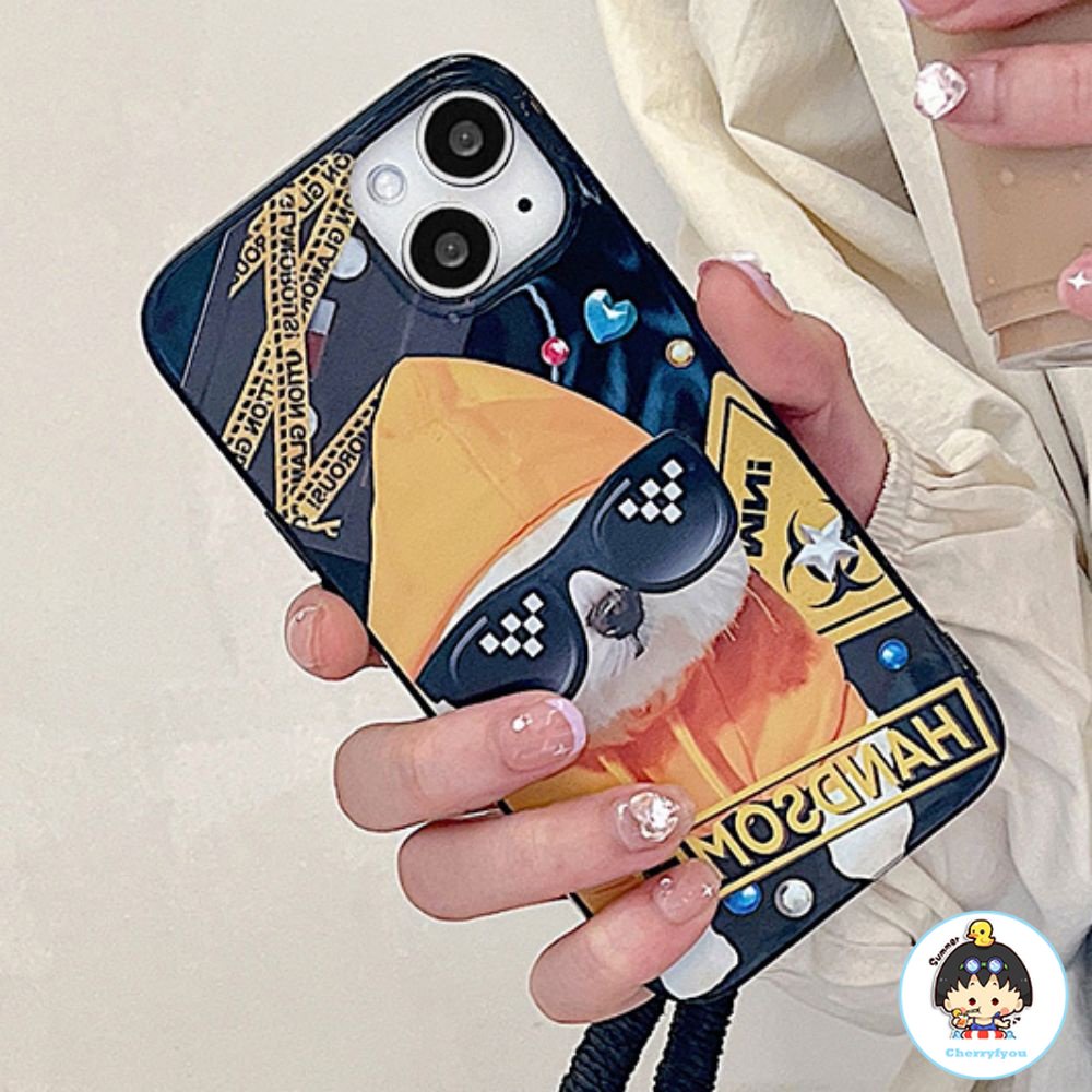 Ốp Điện Thoại TPU Mềm Siêu Mỏng Họa Tiết Mèo Đeo Kính Mát Cho IPhone 14 Pro Max 13 12 11 Pro Max