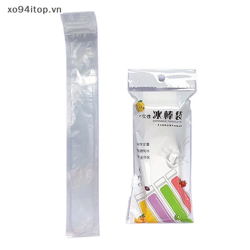 Set 20 Túi Làm Kem Que Dùng Một Lần Kèm Phễu