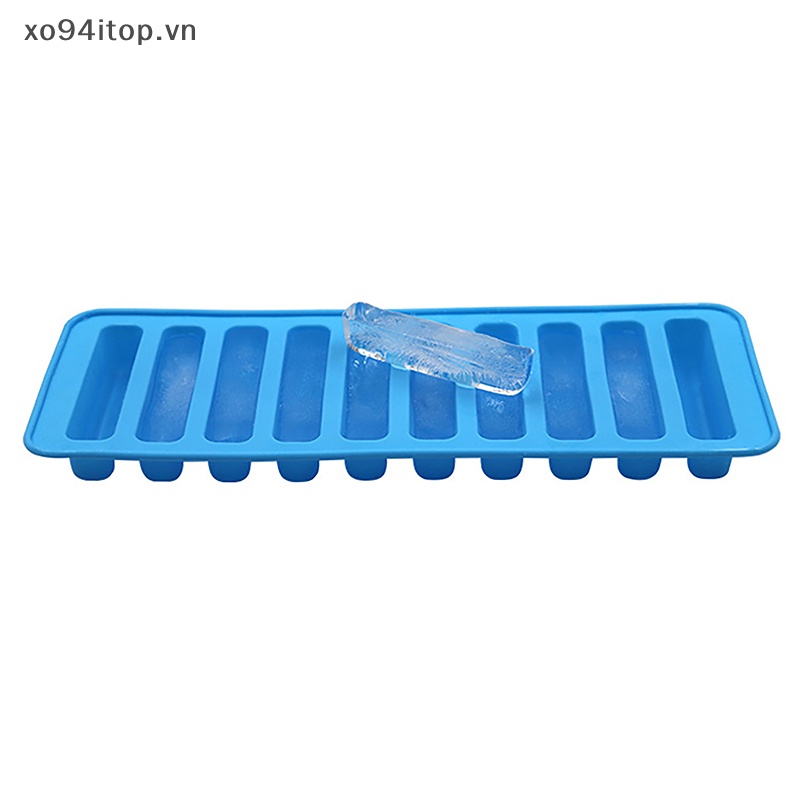Xoitop Khuôn Silicon Làm Đá 10 Ngăn Phù Hợp Cho Mùa Hè VN