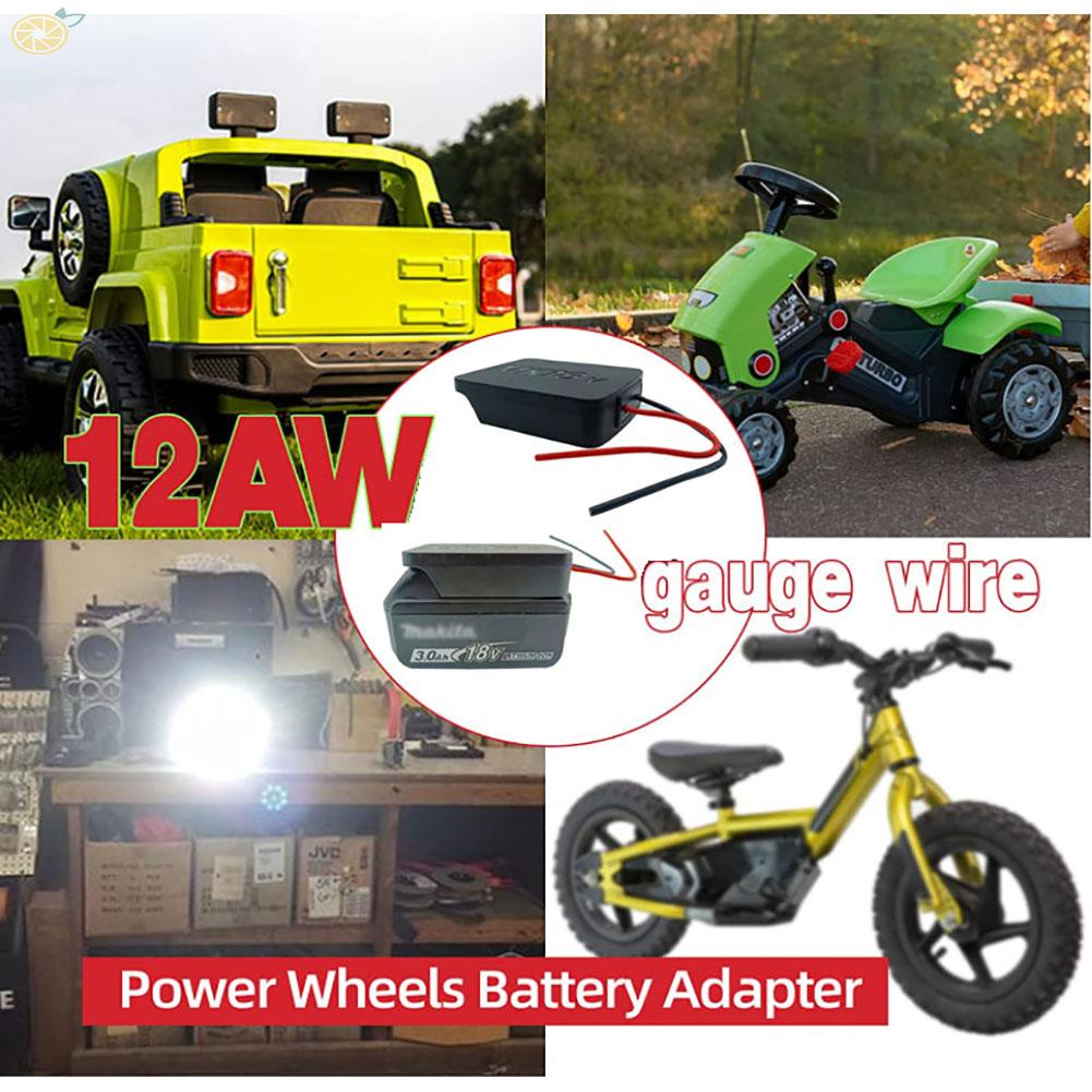 【VARSTR】Tool Battery Adapter 12AWG 140mm Battery Adapter Camping Gear For Makita