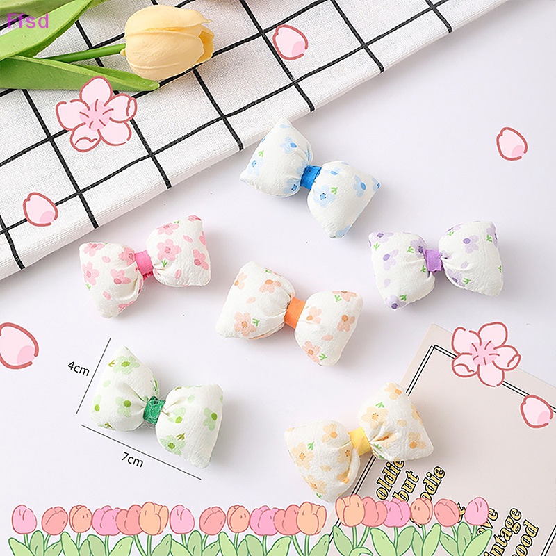 {Ffsd} Ghim Cài Áo Cardigan Trang Trí Túi Xách Hình Hoa Tulip Thắt Nơ Cá Tính Dễ Thương