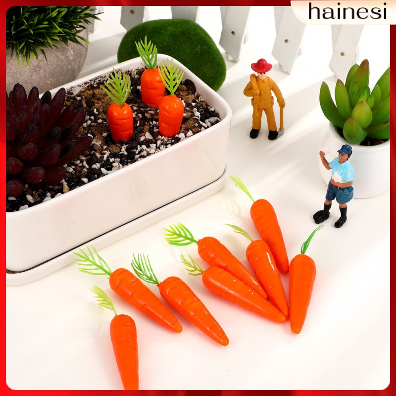 Miniature Ornaments Carrot Craft Accessories 25 Pcs