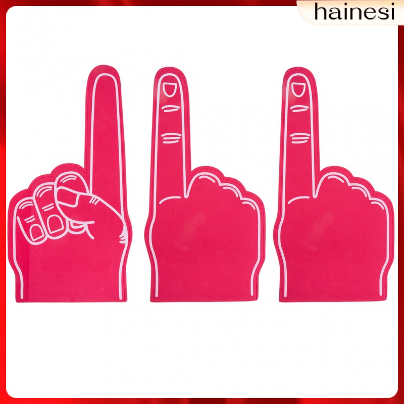 Set 3 Đệm Xốp Cao Bồi Bơm Hơi Đeo Ngón Tay Giảm Tiếng Ồn Dùng Trong Các Bữa Tiệc