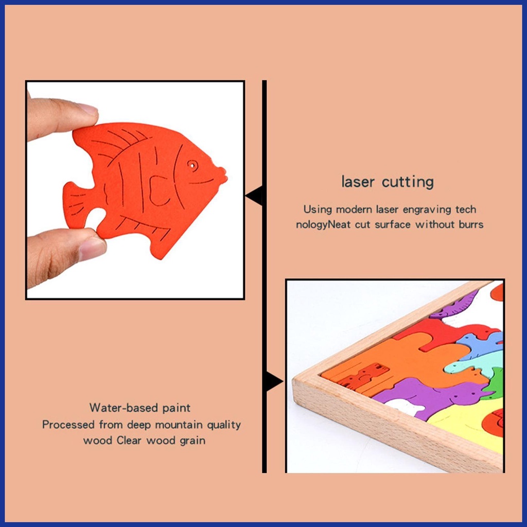 Mới Bộ Xếp Hình 3D Hình Động Vật Cho Bé