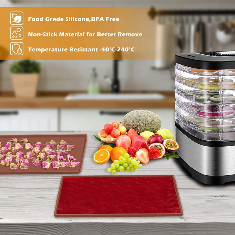 Tấm Silicone Lót Khay Đựng Trái Cây / Rau Củ Kèm Dụng Cụ Nạo Silicone Tiện Lợi