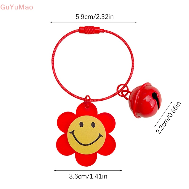 Móc Khóa Hình Hoa Hướng Dương Bằng Acrylic Trong Suốt Dễ Thương