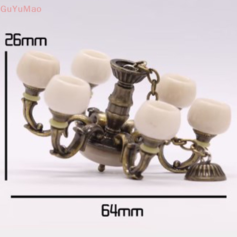 1 Mô Hình Đèn Trang Trí Nhà Búp Bê Mini Phong Cách Vintage