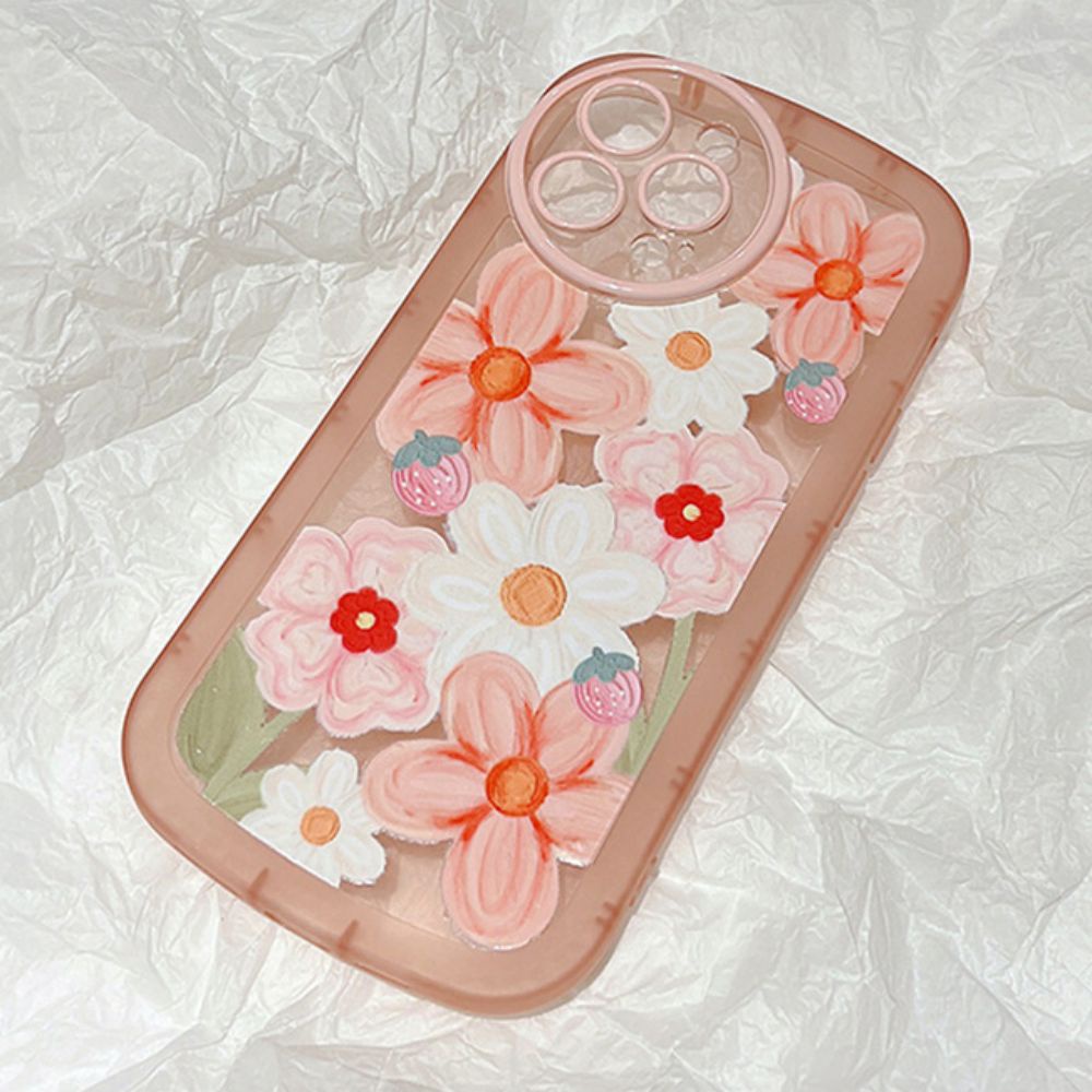 Ốp Điện Thoại TPU Mềm Chống Sốc Chống Trượt Họa Tiết Hoa Cho IPhone 14 Pro Max 13 12 11 Pro Max XS XR 7 8 Plus