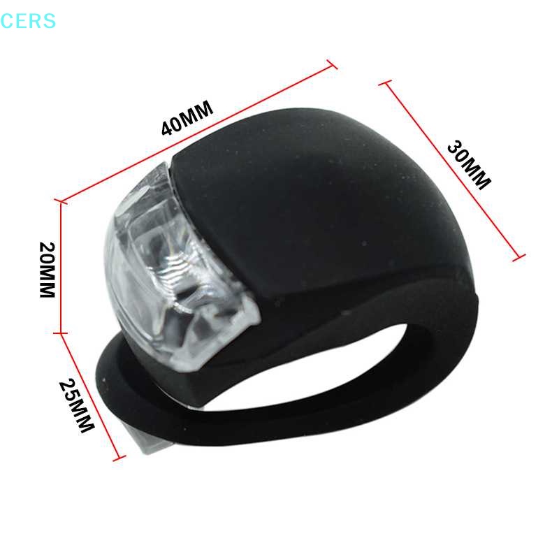 Đèn Pha LED RS Bằng Silicone Chống Nước Cho Xe Đạp