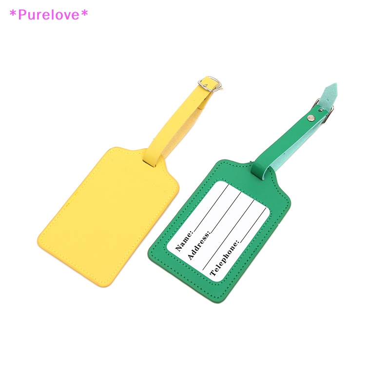 Thẻ Đeo Hành Lý Bằng Da Pu Tiện Dụng Khi Đi Du Lịch Mới