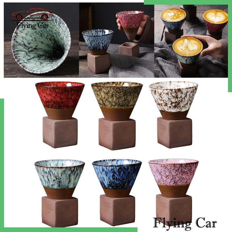 Tách Uống Trà Bằng Sứ Họa Tiết Hoa Phong Cách Kung Fu Độc Đáo 2