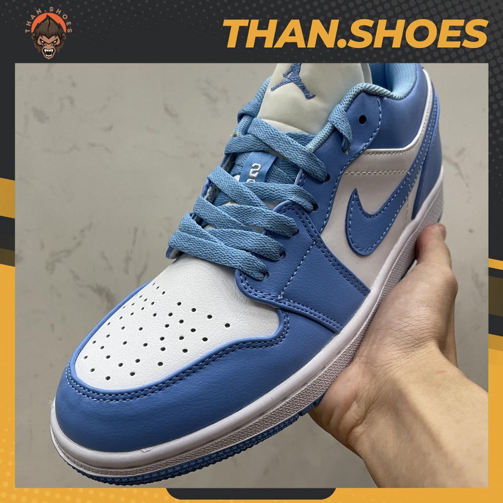 Giày JD1 Low UNC, JD1 Thấp Xanh Biển - Than.Shoes