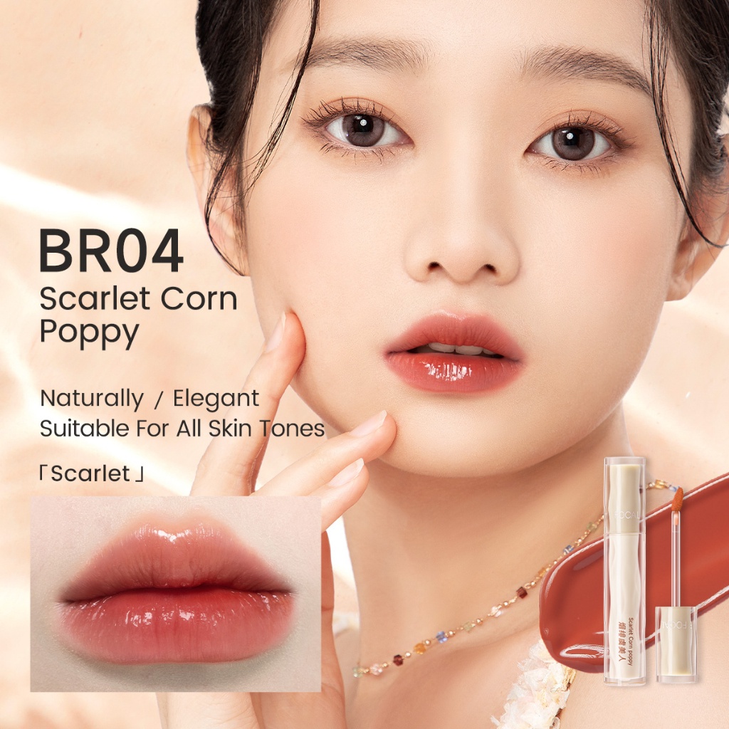 Son Bóng Focallure Khóa Màu Nước Không Bết Dính Trọng Lượng Nhẹ 2g