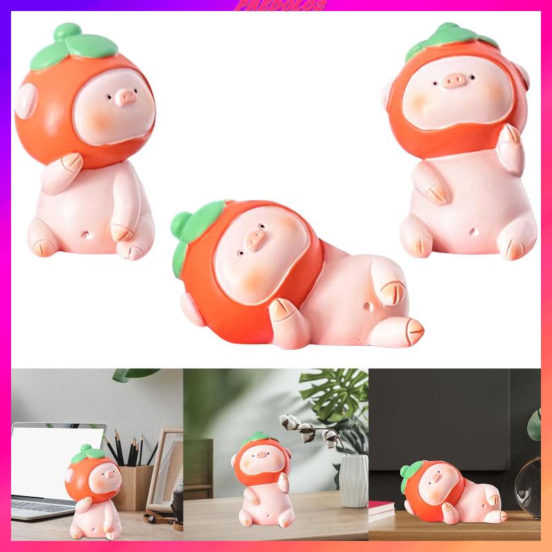 [Predolo2] Mô Hình Chú Heo Vui Nhộn Để Bàn Trang Trí Phòng Trà