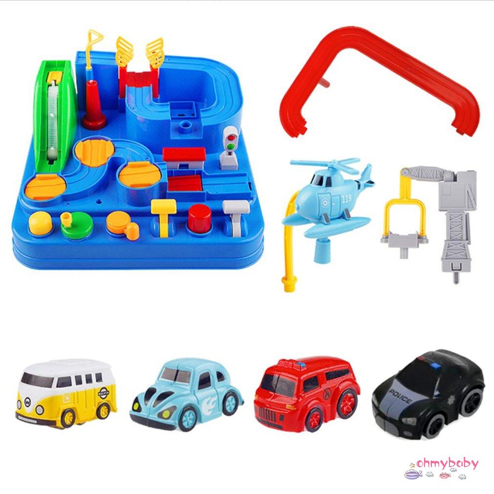 [OMB] Giáo Dục Trẻ Em Đồ Chơi Ô Tô Theo Dõi Phiêu Lưu Trí Não Trò Trên Bàn Đường Sắt Cơ Khí Bãi Đậu Xe Ngày Lễ Quà Tặng [Z/12]