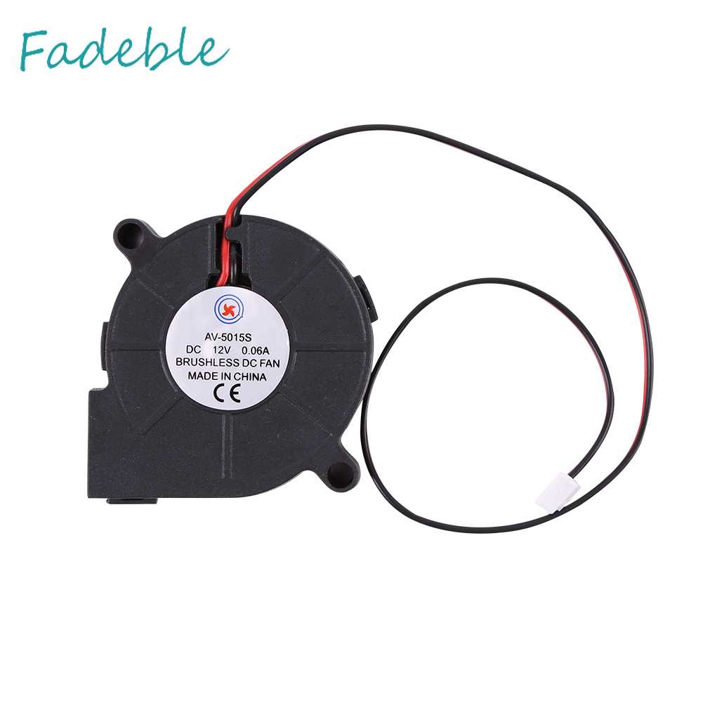 Quạt Tản Nhiệt DC 12V 2-Pin 50x50x15mm Cho Máy Tính Ốp