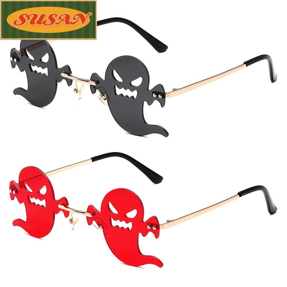 Kính Mát Chống Tia UV In Họa Tiết Quỷ Phong Cách Punk Vui Nhộn Dành Cho Nam Và Nữ