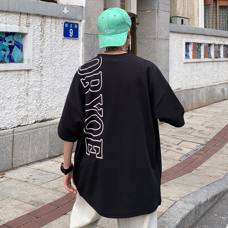 Áo Thun Tay Ngắn Bằng Lụa Lạnh Mỏng Plus Size Thời Trang Mùa Hè Cho Nam