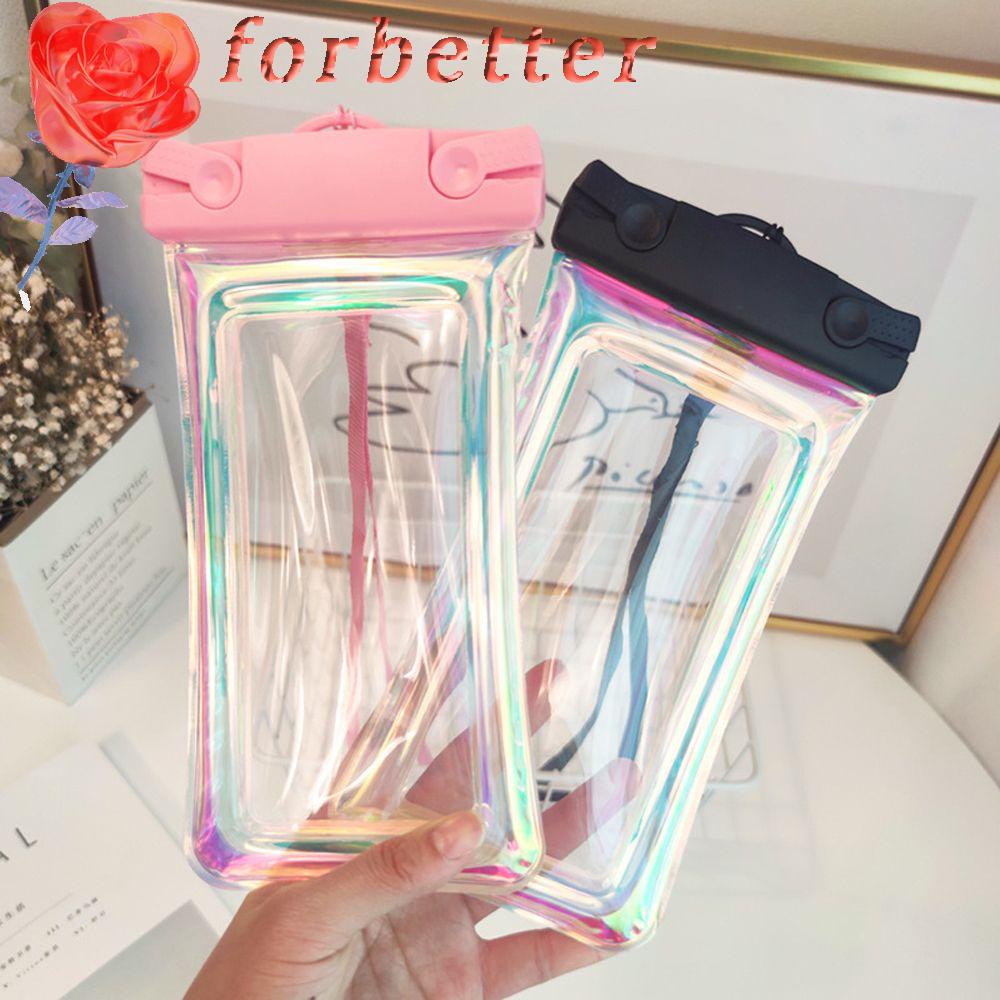 Túi Đựng Điện Thoại Chống Thấm Nước Màu Laser Tiện Dụng Khi Đi Bơi