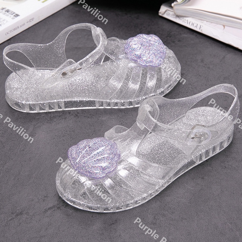 ✿Hàng Có Sẵn! Hộp Đựng Tai Nghe✿ Xăng đan Đế Mềm Họa Tiết Hoạt Hình Xinh Xắn Dành Cho Bé Gái