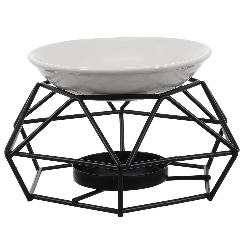 Giá Đỡ Nến Khuếch Tán Tinh Dầu Bằng Gốm Phong Cách Vintage Dành Cho Văn Phòng