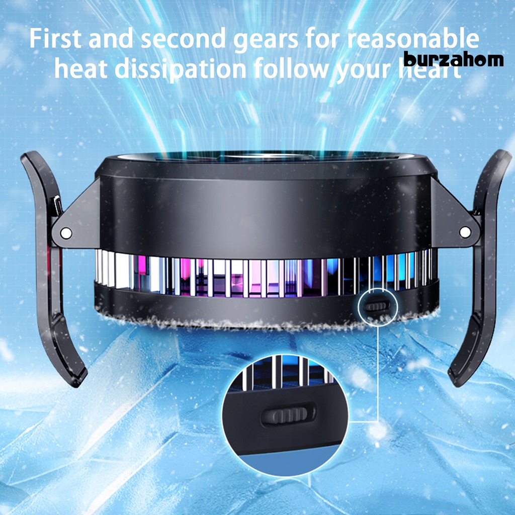 Quạt Tản Nhiệt Hiệu Ứng Đèn RGB 2 Trong Một GT30 Cho Điện Thoại