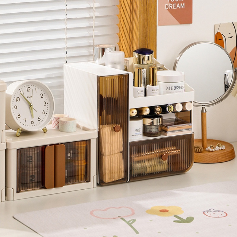 Hộp Đựng Mỹ Phẩm Trang Điểm Để Bàn Sang Trọng