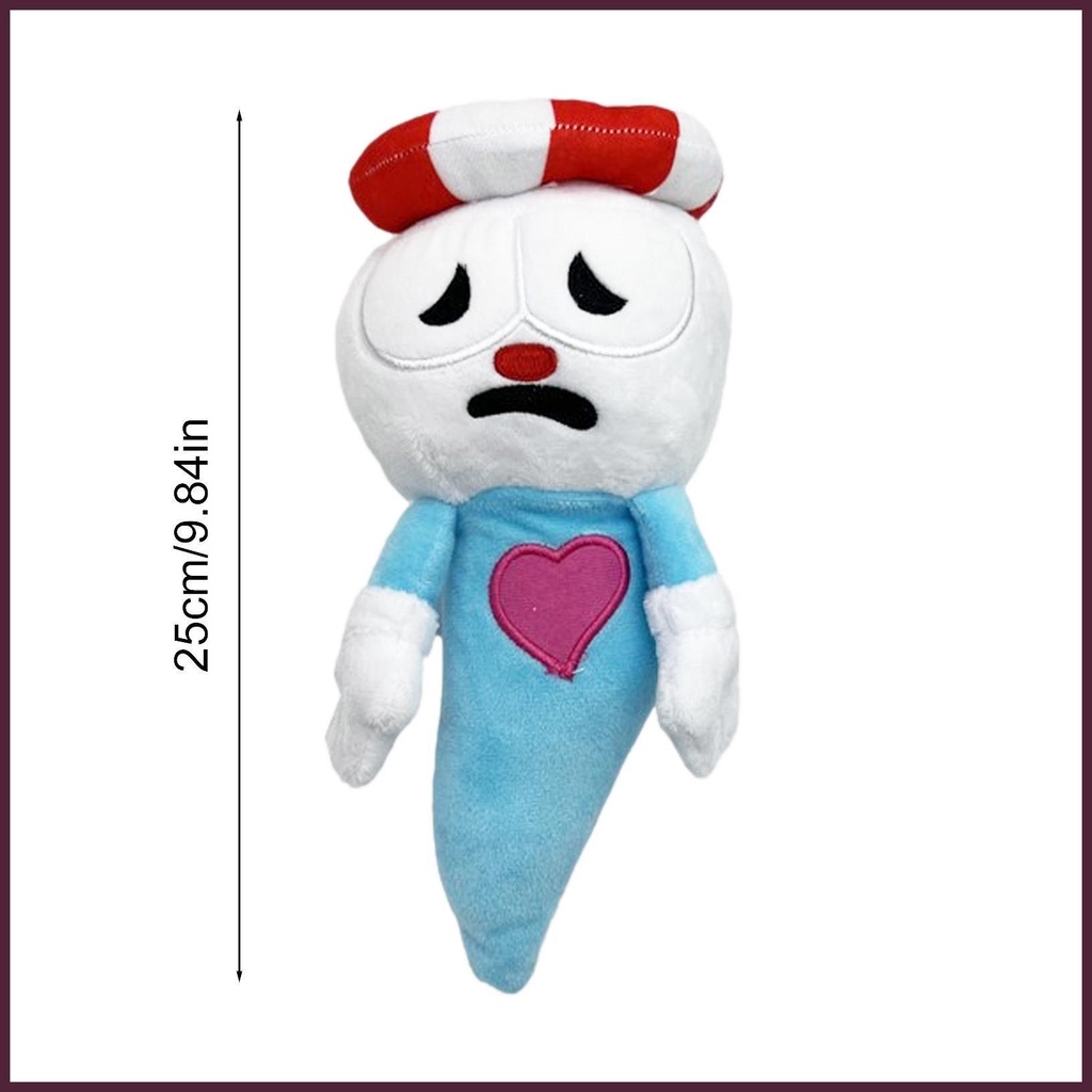Đồ Chơi Nhồi Bông Hình Mugman Ms. Búp Bê Nhồi Bông Hình Ghost King Cagney Cẩm Chướng Puphead Phiêu Lưu Cho Gemvn