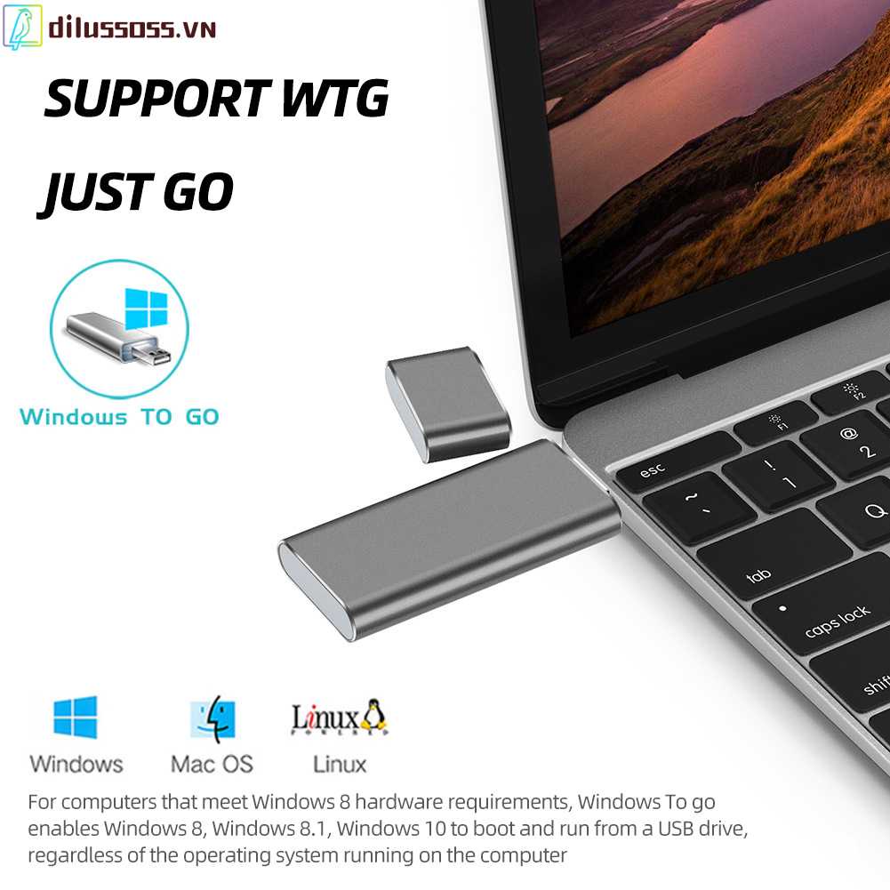 Bộ Chuyển Đổi M.2 NGFF Sang USB3.0 SSD 1TB SSD Cho 2230 / 2242 M.2