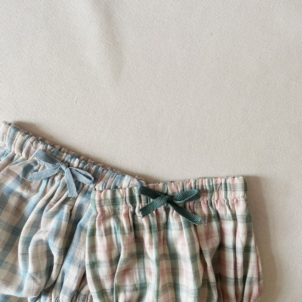 Mới Bộ Áo Sát Nách Kẻ Sọc + Quần Short Thời Trang Mùa Hè 2023 Cho Bé