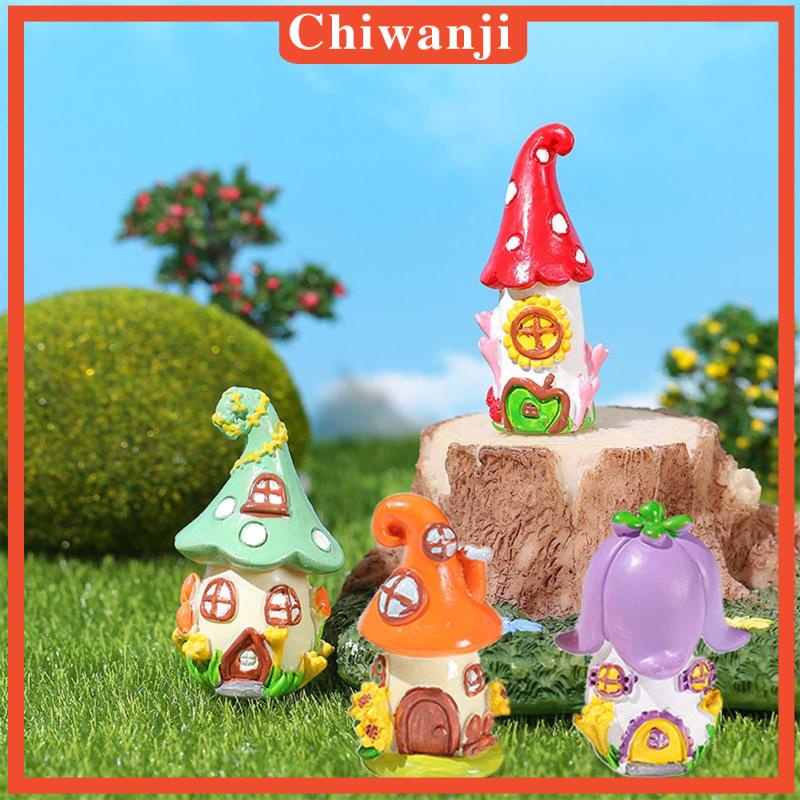 Set 4 Bức Tượng Nàng Tiên Trang Trí Bánh Kem Sân Vườn