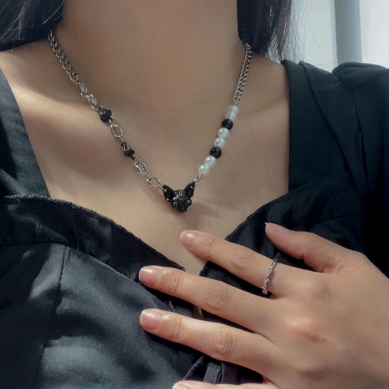 Vòng Cổ Chuỗi Hạt Hình Mèo Thời Trang Cá Tính