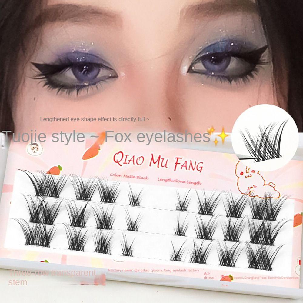NIUYOU Lông Mi Giả Tự Nhiên Tạo Kiểu Chéo Độc Đáo