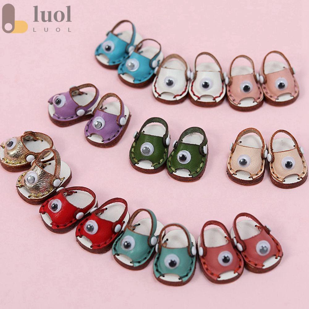 Giày Búp Bê Da Bò Cho obitsu11GSCbody9OB11 Tỉ Lệ 1 / 11 OB11