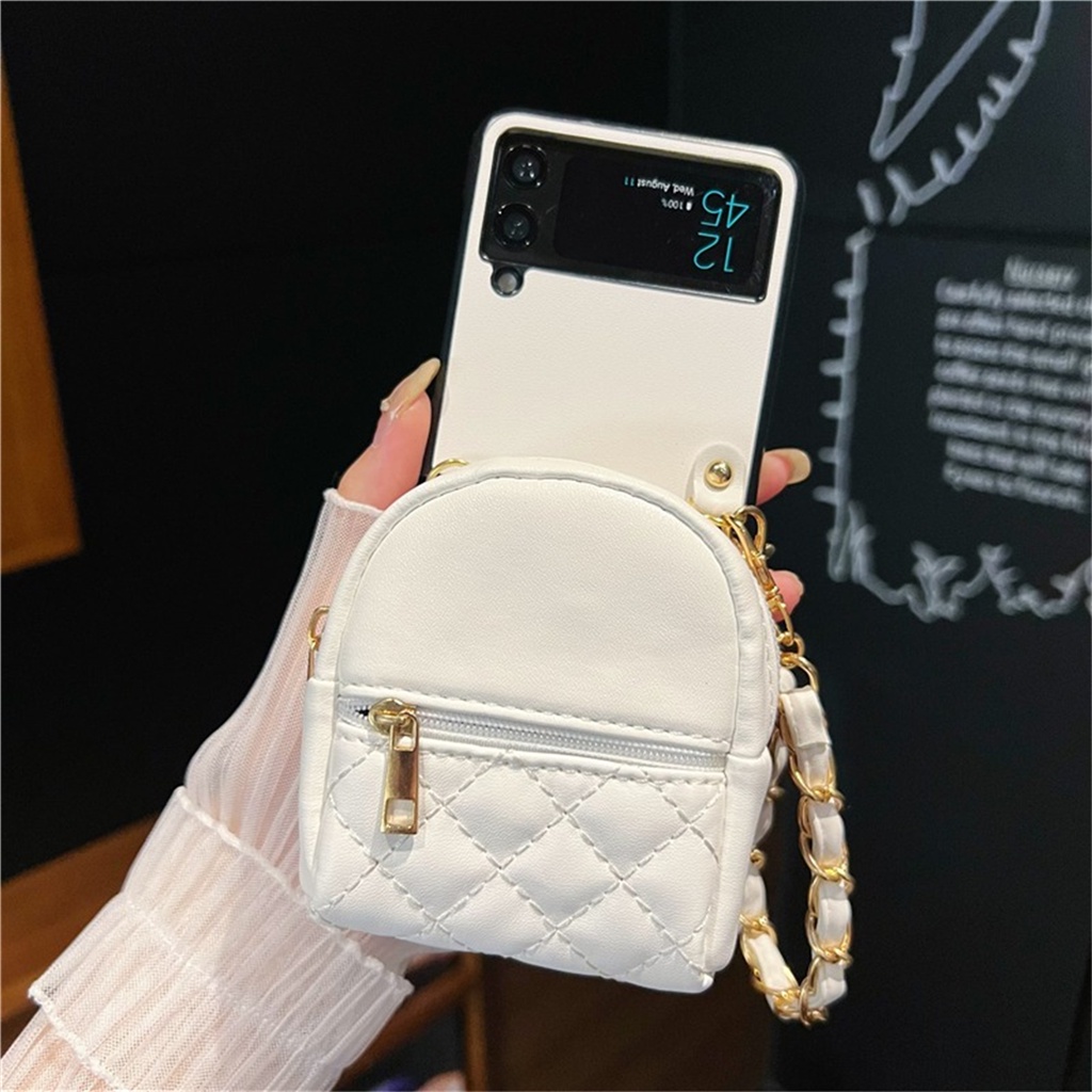 Ốp Điện Thoại Có Dây Đeo Chéo Sang Trọng Cho Samsung Galaxy Z Flip 4 Z Flip4 Zflip4