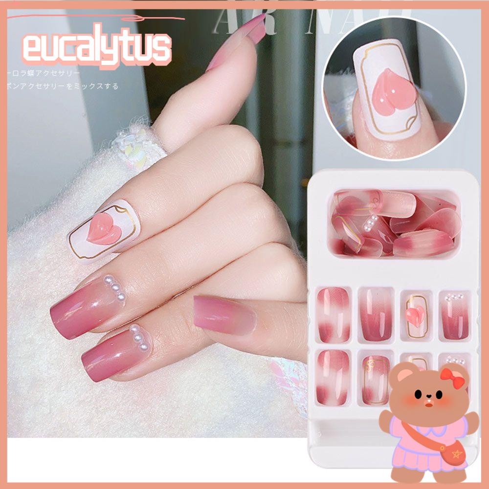 Móng Tay Giả Gắn Nơ Trang Trí Nghệ Thuật