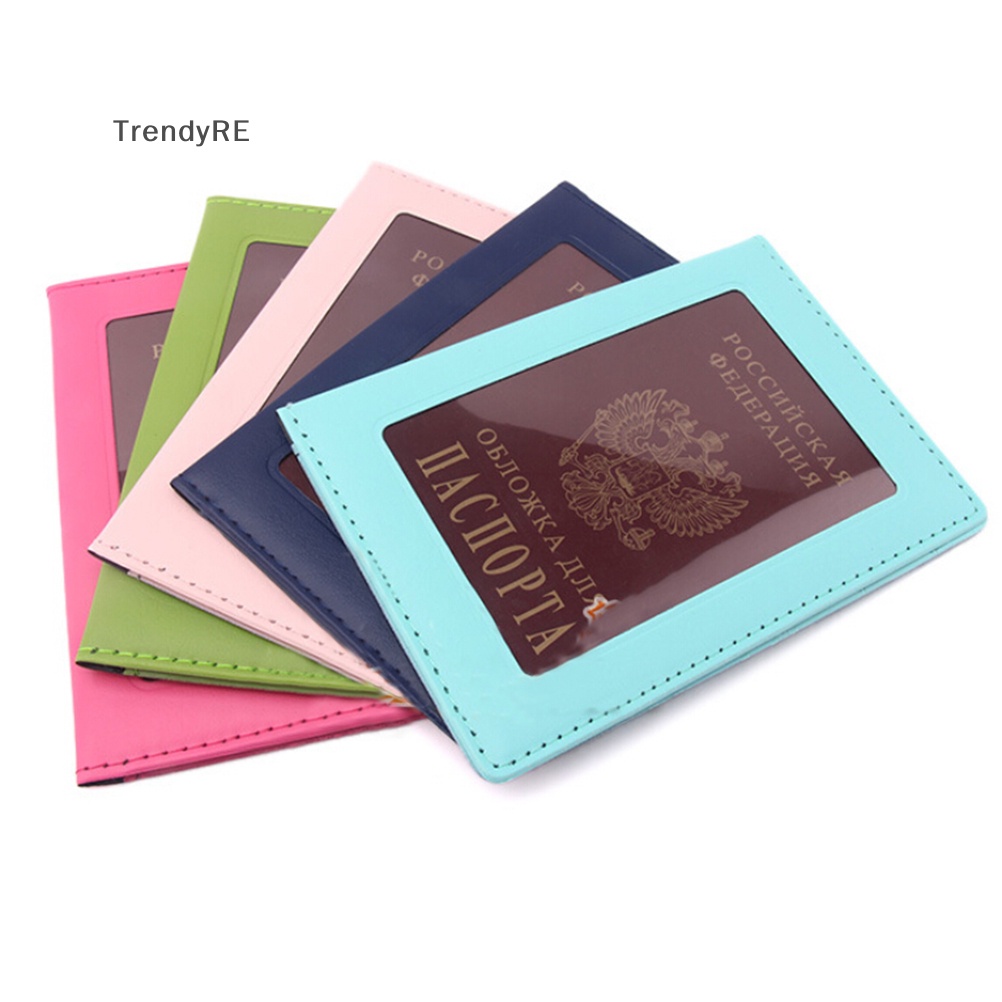 Vỏ Bọc Hộ Chiếu Du Lịch Trong Suốt Phong Cách Nga
