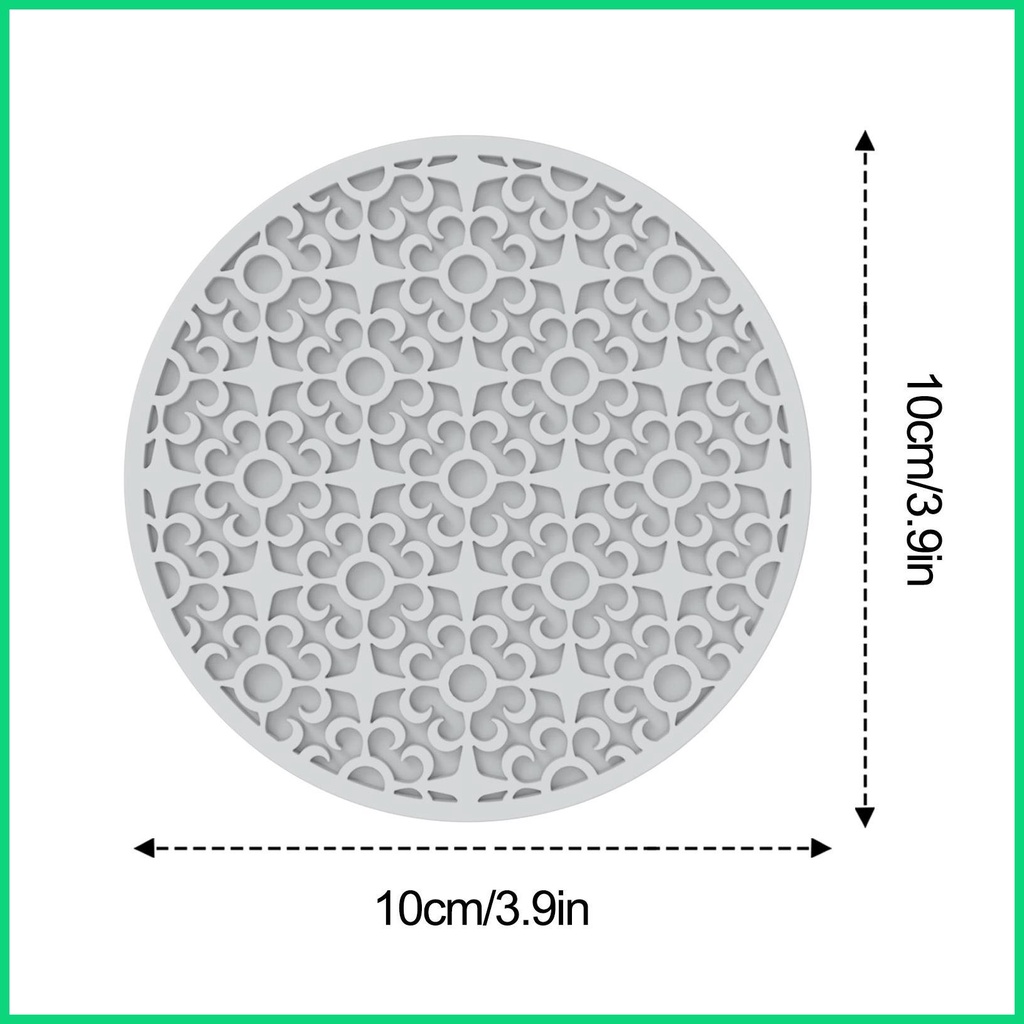 Đế Lót Ly Silicone Hình Tròn Tiện Dụng Cho Gia Đình