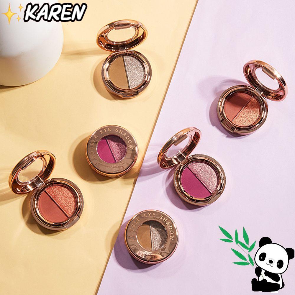 Phấn Mắt Dạng Bột Màu Lì Chống Nước Hiệu KAREN Mờ /
