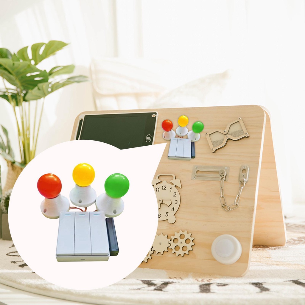 Đồ Chơi Bảng Đèn Led Phát Sáng Theo Phương Pháp Montessori DIY Cho Bé