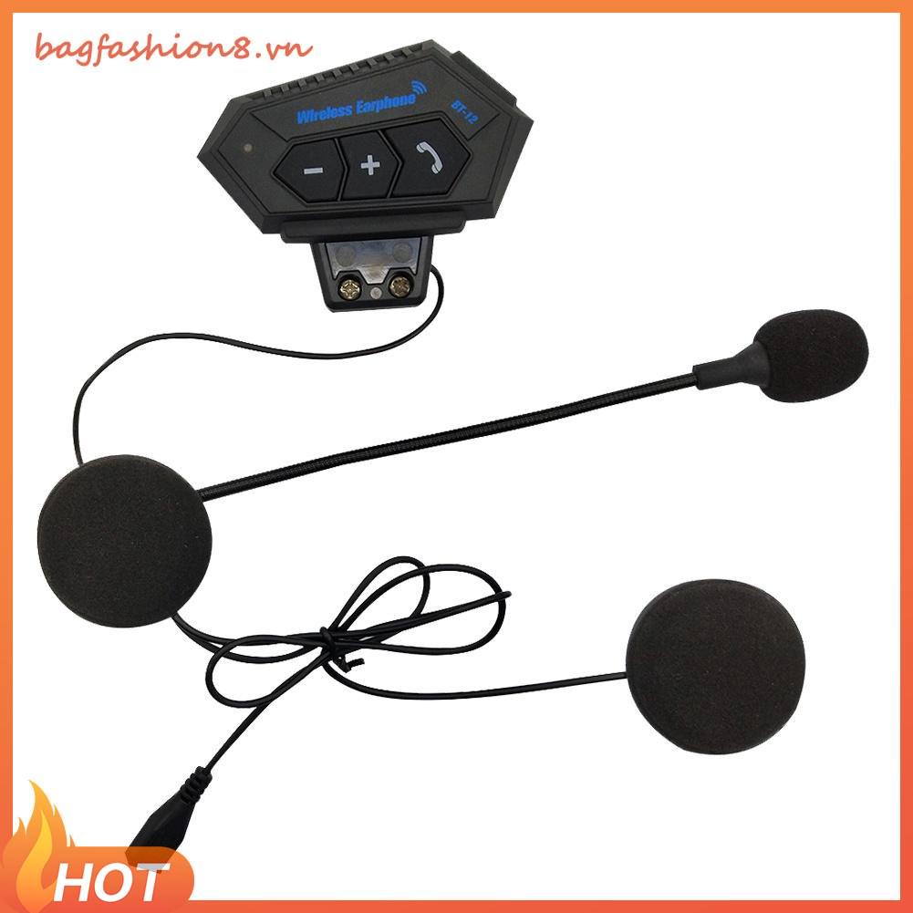 Vận chuyển nhanh  Tai Nghe Bluetooth Bt12 Csr8635 V4.0 + Edr Dùng Cho Mũ Bảo Hiểm