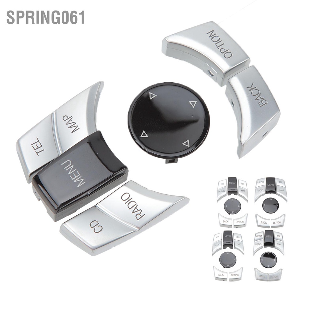 Spring061 6 Chiếc Điều Khiển Trung Tâm Đa Phương Tiện Nút ABS Mạ Bạc Cho F20 F21 F22 F23 F87 F30 F31 F34 F35 f32 F33 F36 F82 F83