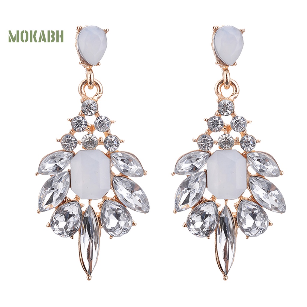 1 Đôi Bông Tai Hình Giọt Nước Bằng Hợp Kim Quyến Rũ Dành Cho Nữ