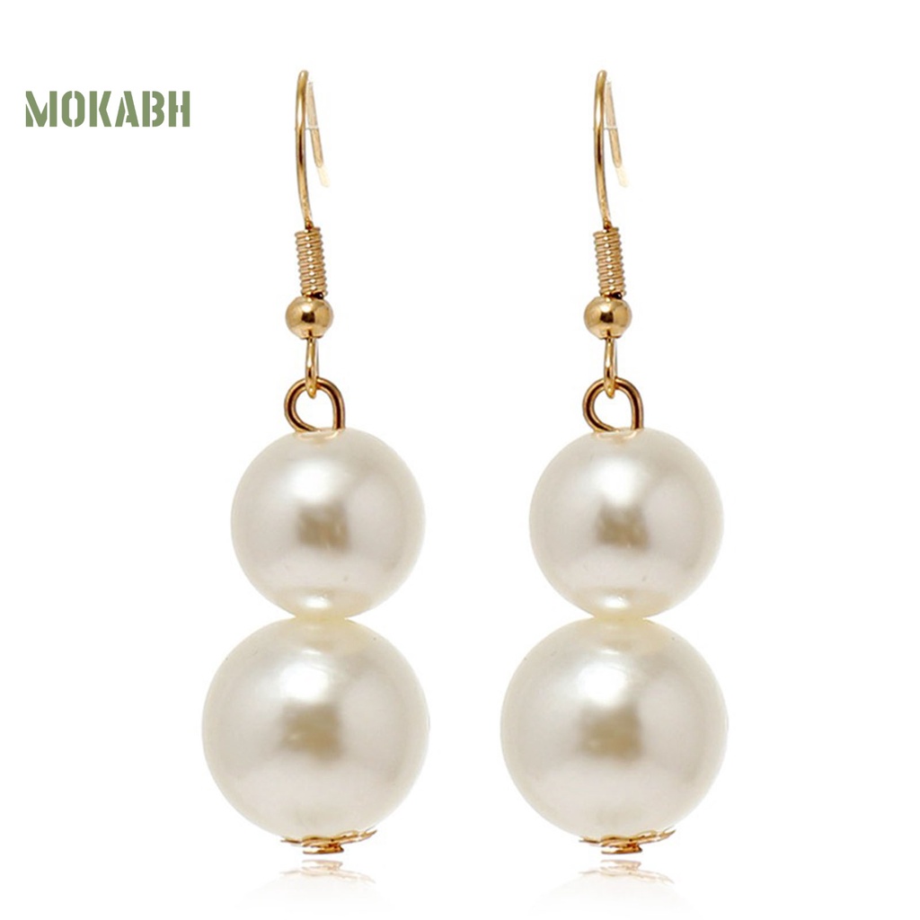 Bộ Vòng cổ + Bông Tai Nhiều Lớp Đính Hạt Ngọc Trai Giả Thời Trang Cho Nữ