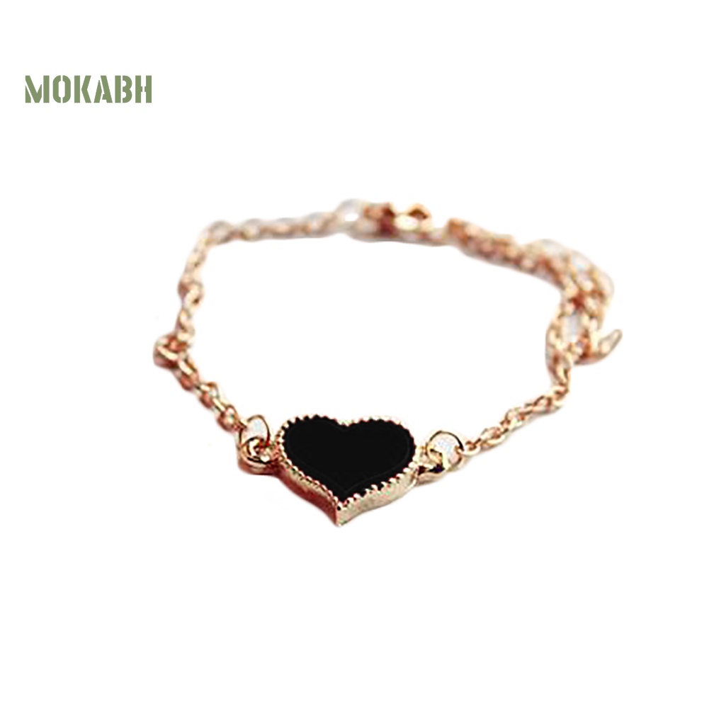 Vòng Đeo Tay Thiết Kế Hình Trái Tim Cho Nữ