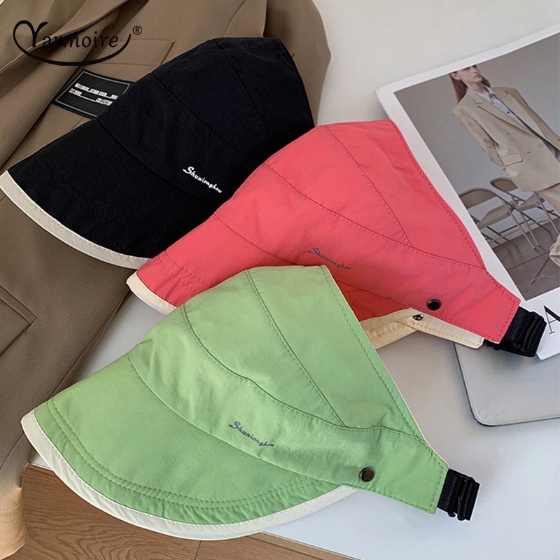 Mũ Tai Bèo Chống Nắng Hai Mặt Hở Chóp Thời Trang Mùa Hè Cho Nữ